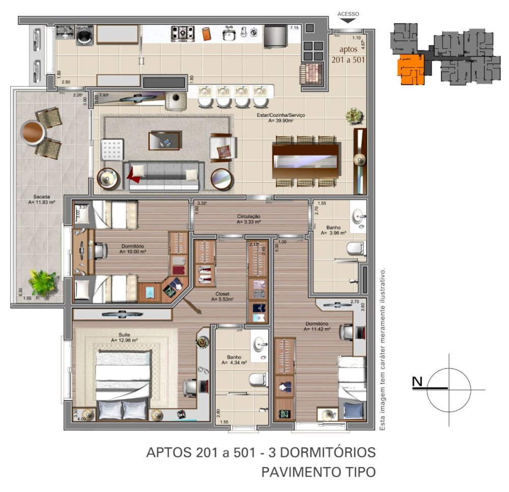 Dispon�veis aptos 201 e 301